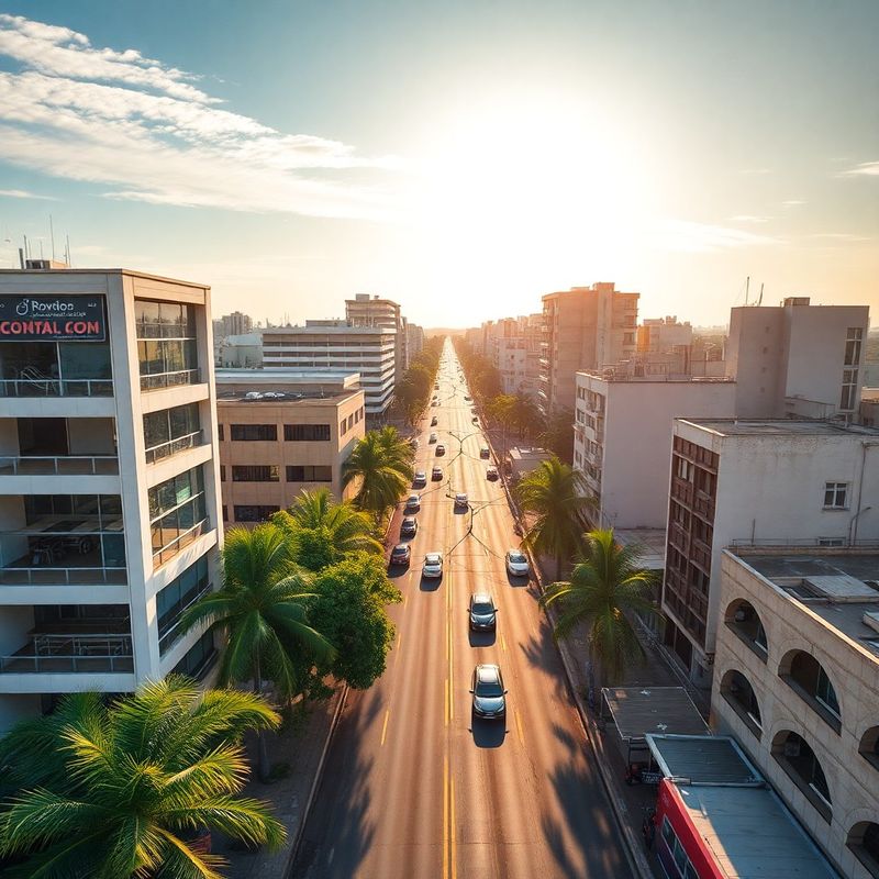 Vista aérea da Av. Agamenon Magalhães em Recife